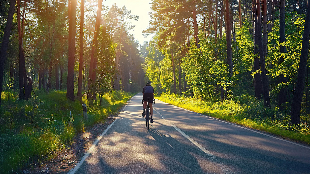 Yeticycle Store -Yeticycle Store —Pngtree—turing to the left cyclist 15476465